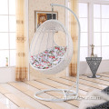 Modern Rattan Furniture Hanging Egg Shape Swing Chair